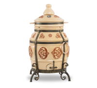 Тандыр "Урал" (ЭКО-Тандыр), 27 см, слоновая кость,