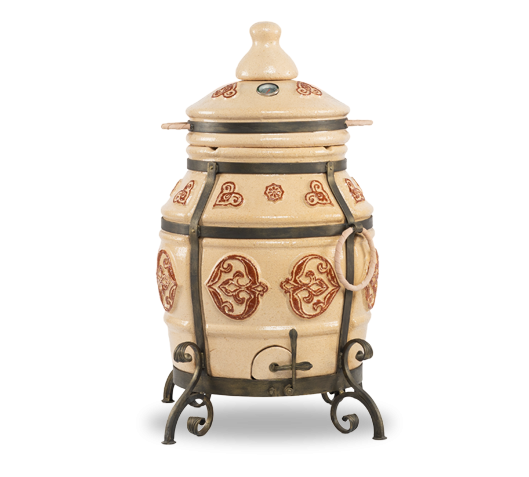 Тандыр "Урал" (ЭКО-Тандыр), 27 см, слоновая кость,