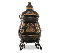 Тандыр "Греческий" (ЭКО-Тандыр), 28 см, чёрный