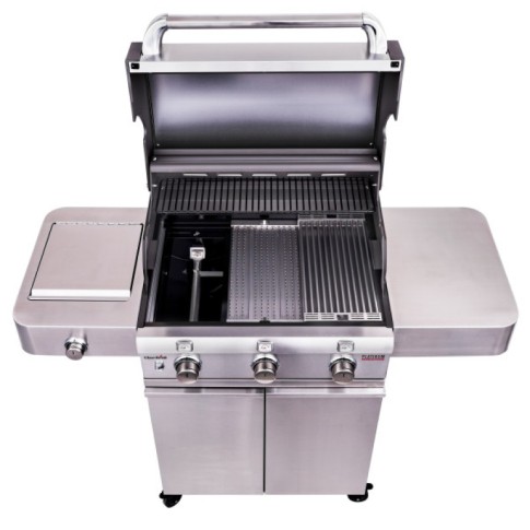 Газовый гриль Char-Broil Платинум 3400с (Platinum 3400 S), нерж. сталь