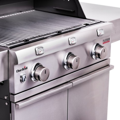 Газовый гриль Char-Broil Платинум 3400с (Platinum 3400 S), нерж. сталь