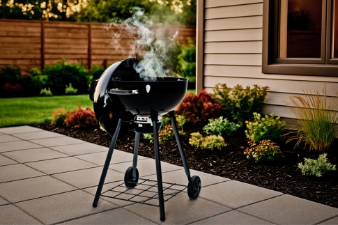 Гриль угольный Броил Кинг Краун Кетл (Broil King CROWN KETTLE 22.5" / 57 BLACK LEG) в Пермь